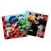 Tovaglioli carta Cm. 33x33 Ladybug - Confezione 20 pezzi