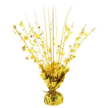 Pesetto per palloncini decorativo Cm. 32 - Gold