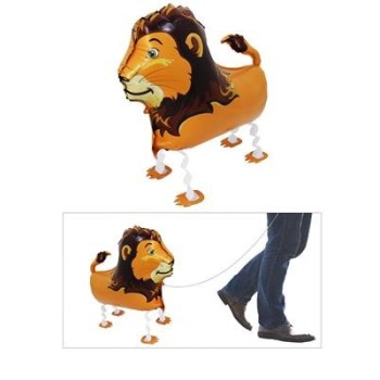 Palloncino mylar Walking Leone Cm. 60x40