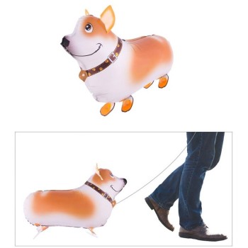 Palloncino mylar Walking Dog Cm. 60x40