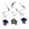 Festone swirls pendenti Laurea - Blister 3 pezzi
