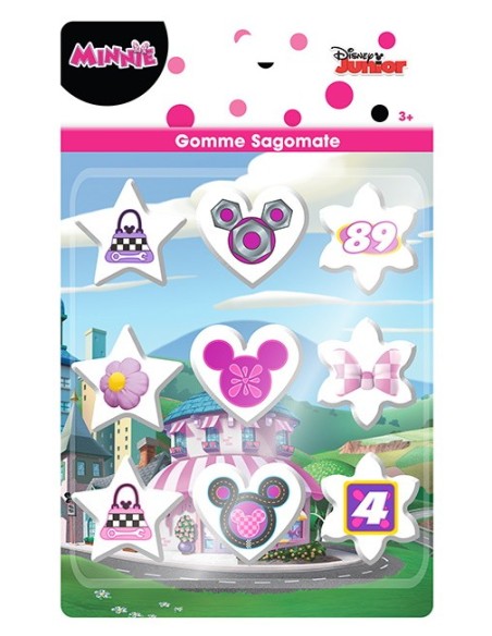 Blister 9 gomme sagomate Minnie