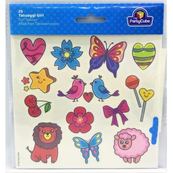 Tatuaggi Girl - Blister 25 tatuaggi