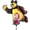 Palloncino mylar minishape 14" Masha e Orso