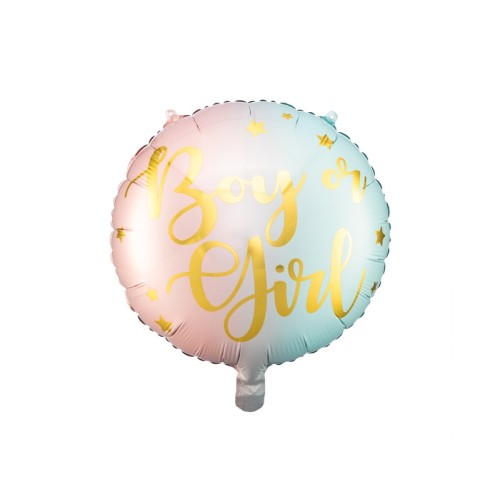 Palloncino mylar cm. 35 Boy or Girl