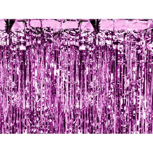 Tenda decorativa metallizzata Cm. 250x90 - Purple
