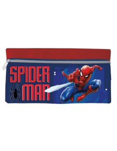 Astuccio bustina piatta con zip Cm. 21x11 Spiderman