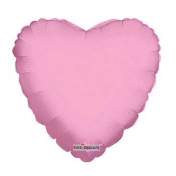 Palloncino mylar minishape 9" - Cuore Rosa Pastello - Blister 5 pezzi