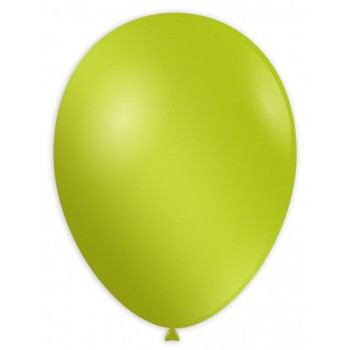 Palloncini lattice monocolore metallizzati High Quality 11" Cm. 30 Verde - Blister 100 pezzi