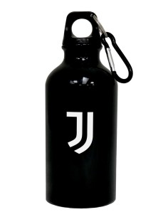 Borraccia alluminio 400 ML nera con logo FC Juventus