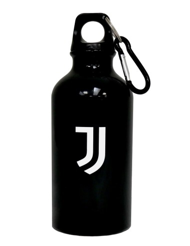 Borraccia alluminio 400 ML nera con logo FC Juventus