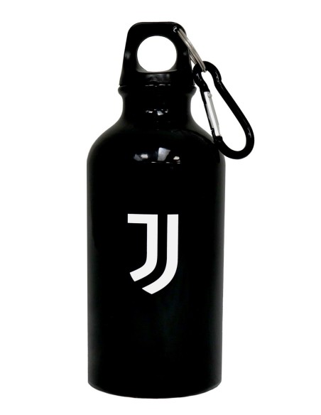 Borraccia alluminio 400 ML nera con logo FC Juventus