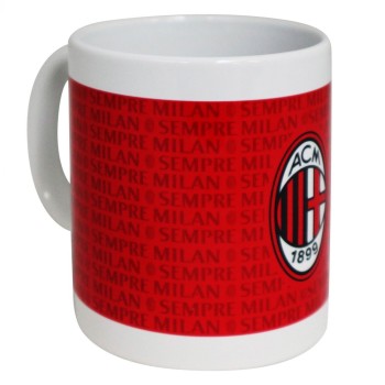 Tazza mug ceramica stampa rossa AC Milan