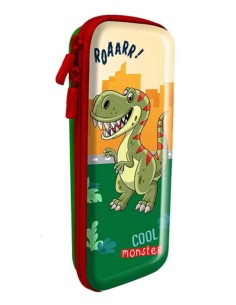 Astuccio 3D con stampa rilievo Cm. 23x10 Dinosauro
