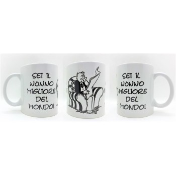 Tazza mug ceramica "Sei il nonno migliore del mondo"