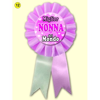 Spilla coccarda maxi Nonna