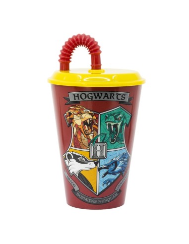 Bicchiere con cannuccia 430 ML - Harry Potter