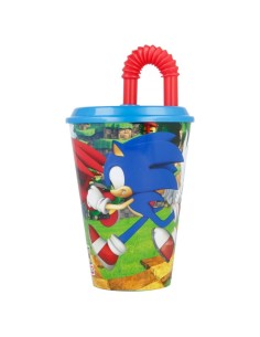 Bicchiere con cannuccia 430 ML - Sonic
