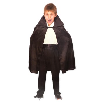 Costume completo vampiro con mantello - Tg. M - cm. 120-130