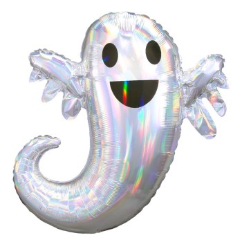 Palloncino mylar Supershape Cm. 71 Fantasmino iridescente