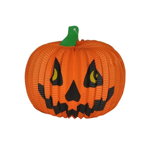 Lanterna carta zucca Cm. 20x12x12