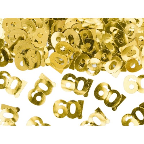 Confetti decorativi metallizzati Oro Gold - 15 gr. - Numero 60