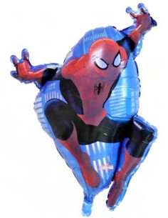 Palloncino mylar Supershape Cm. 78x66 - Spiderman - Sfuso - Confezione 5 pezzi