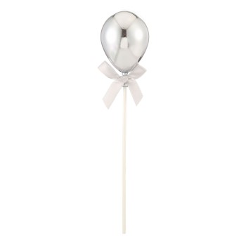 Topper per torta "Palloncino" Silver Cm. 23