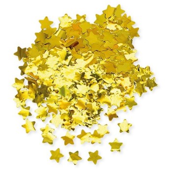 Confetti in foil stelle metallizzate cm. 2 - 50 gr. - Oro