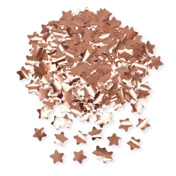 Confetti in foil stelle metallizzate cm. 2 - 50 gr. - Rosa Gold