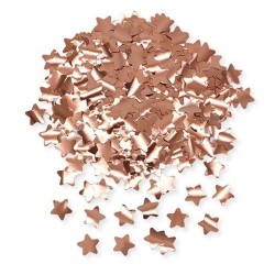 Confetti in foil stelle metallizzate cm. 2 - 50 gr. - Rosa Gold