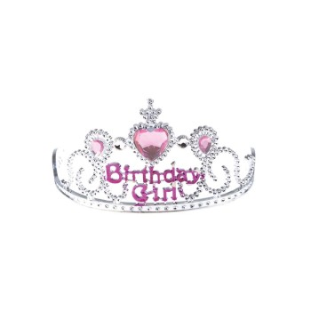 Coroncina con pietre Silver "Birthday Girl"