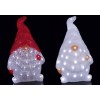 Gnomo acrilico con 60 led Cm. 51x32x29 - Colori assortiti