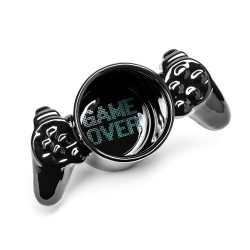 Tazza mug ceramica doppio manico "Joystick Game Over"
