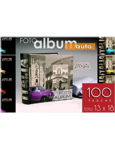 Album portafoto 100 foto cm. 13x18 auto -...