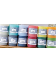 Candela cera profumata in vasetto vetro Cm. 7x8 - Fragranze assortite 2