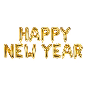 Palloncino mylar scritta Happy New Year Cm. 422x46