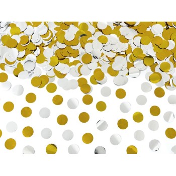 Cannone sparacoriandoli cm. 40 deluxe Gold & Silver 2