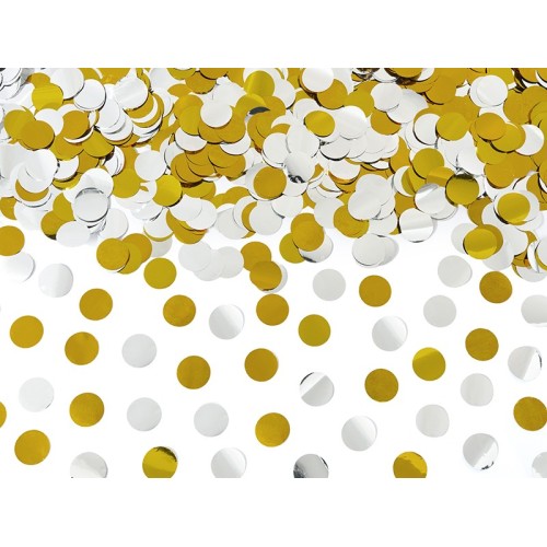 Cannone sparacoriandoli cm. 40 deluxe Gold & Silver