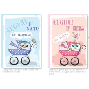 Biglietto auguri classico Nascita