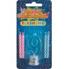 Numero led flashing per torta con candeline colorate - N° 9