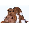 Antistress microfibra 3D bulldog grande Cm. 32