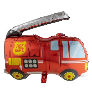 Palloncino mylar supershape Camion Pompieri Cm. 77x74