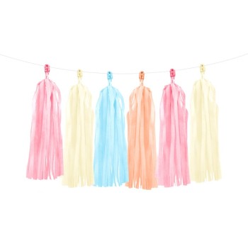 Festone Tassel Garland Rainbow Cm. 30x150