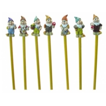 Matita con gnometti resina
