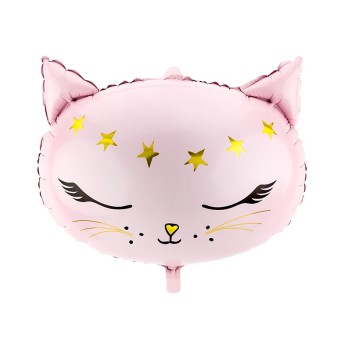 Palloncino mylar "Cat Pink" Cm. 48x36