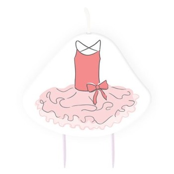 Candelina per torta sagomata Ballerina Tutù