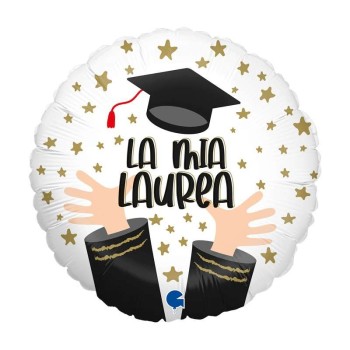 Palloncino mylar 18" Cm. 45 - La mia laurea