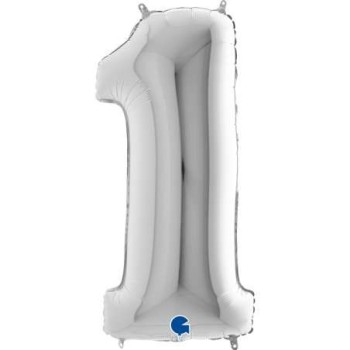 Palloncino mylar Super Shape numero Cm. 100 - Grabo -...