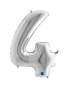 Palloncino mylar Super Shape numero Cm. 100 - Grabo -...